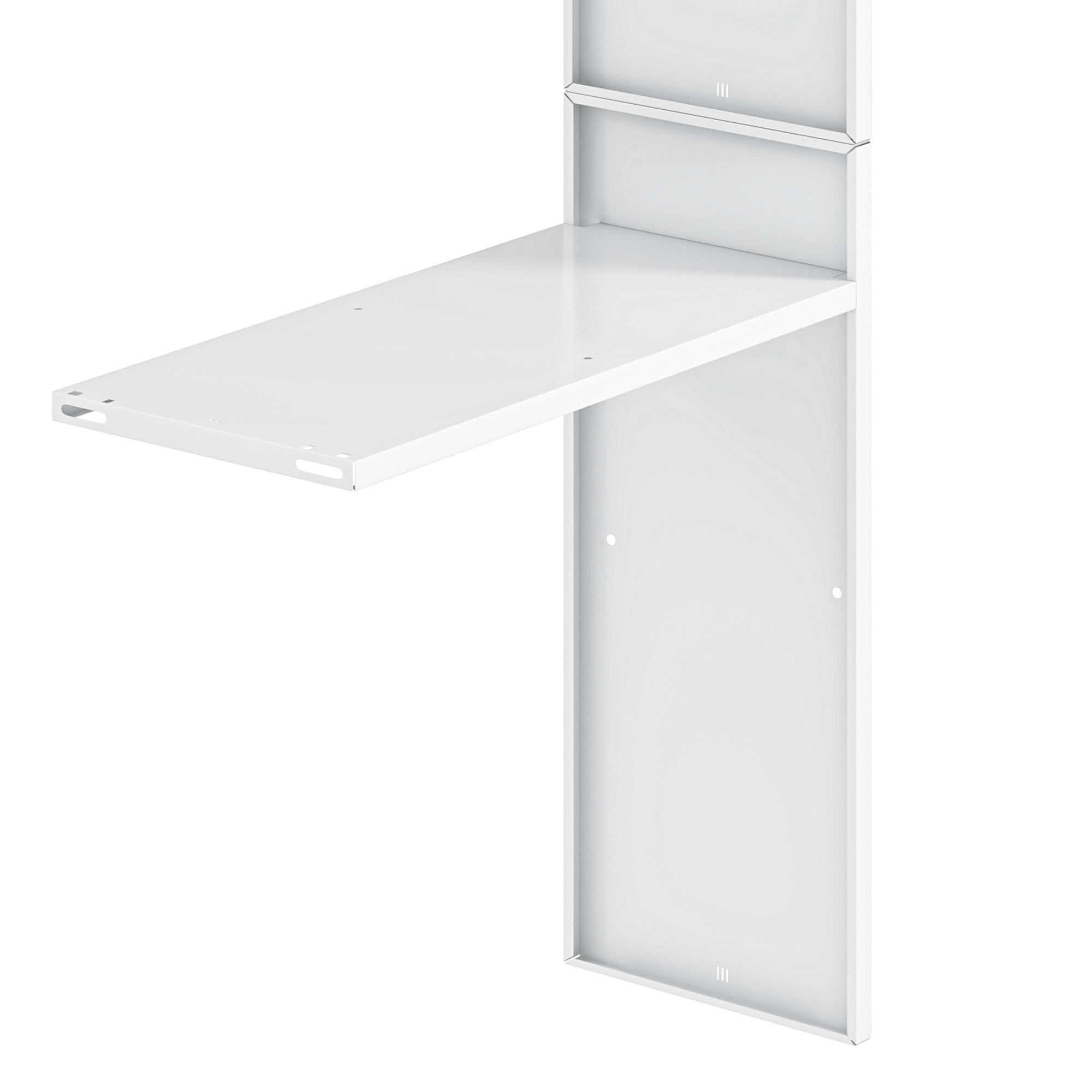 Outvita Outdoor Storage Shed – 50 Cu.Ft Vertical Cabinet With Floor, Lockable, Waterproof (White)
