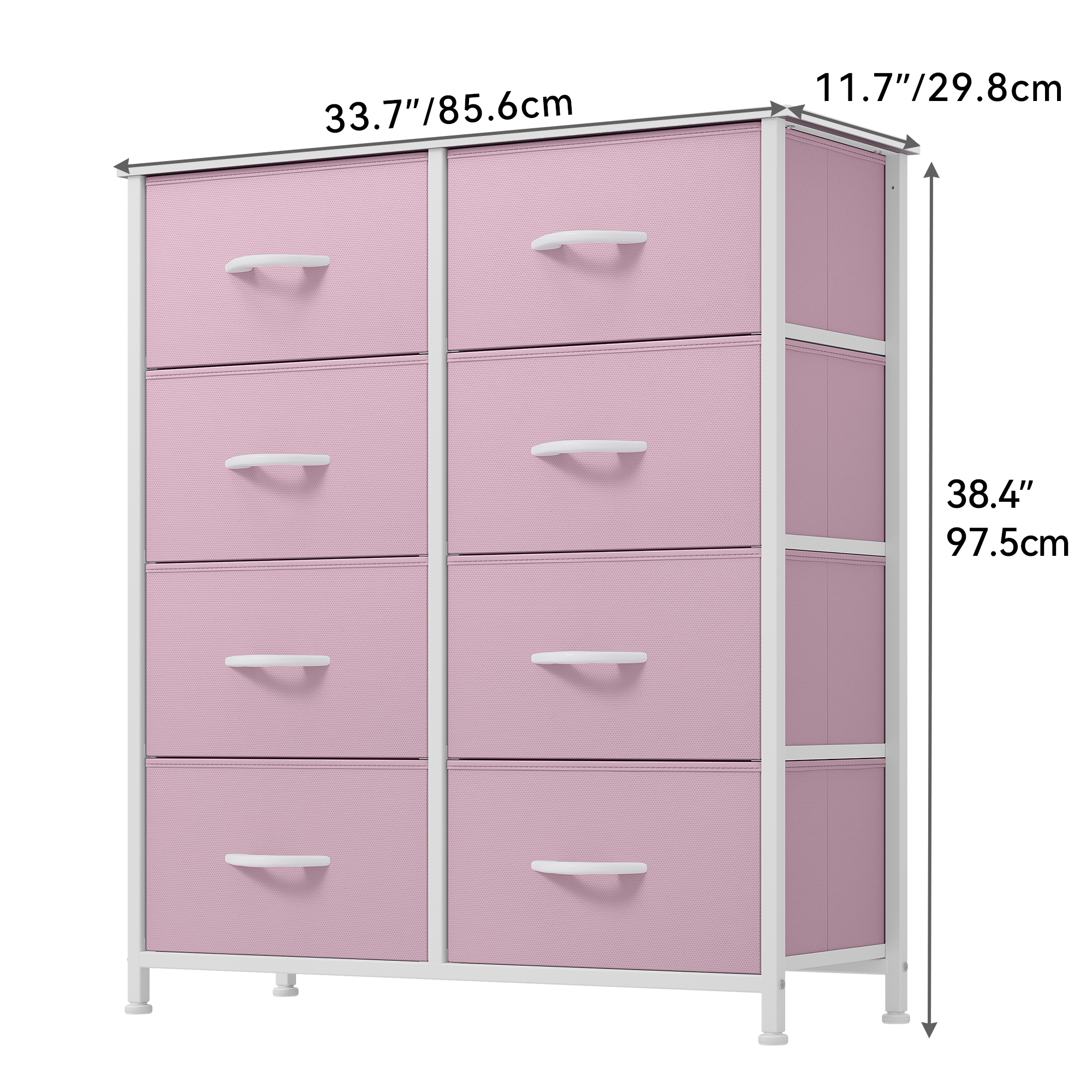TAUS 4/5/7/8/9/10/16 Drawers Dresser Fabric Storage Tower Organizer for Bedroom - Picture 18 of 28