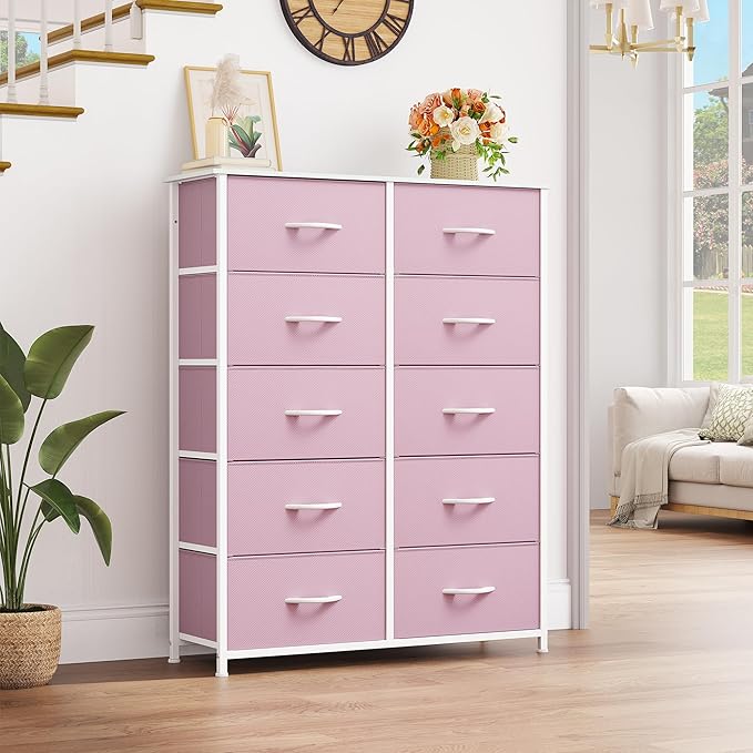 TAUS 4/5/7/8/9/10/16 Drawers Dresser Fabric Storage Tower Organizer for Bedroom - Picture 15 of 28