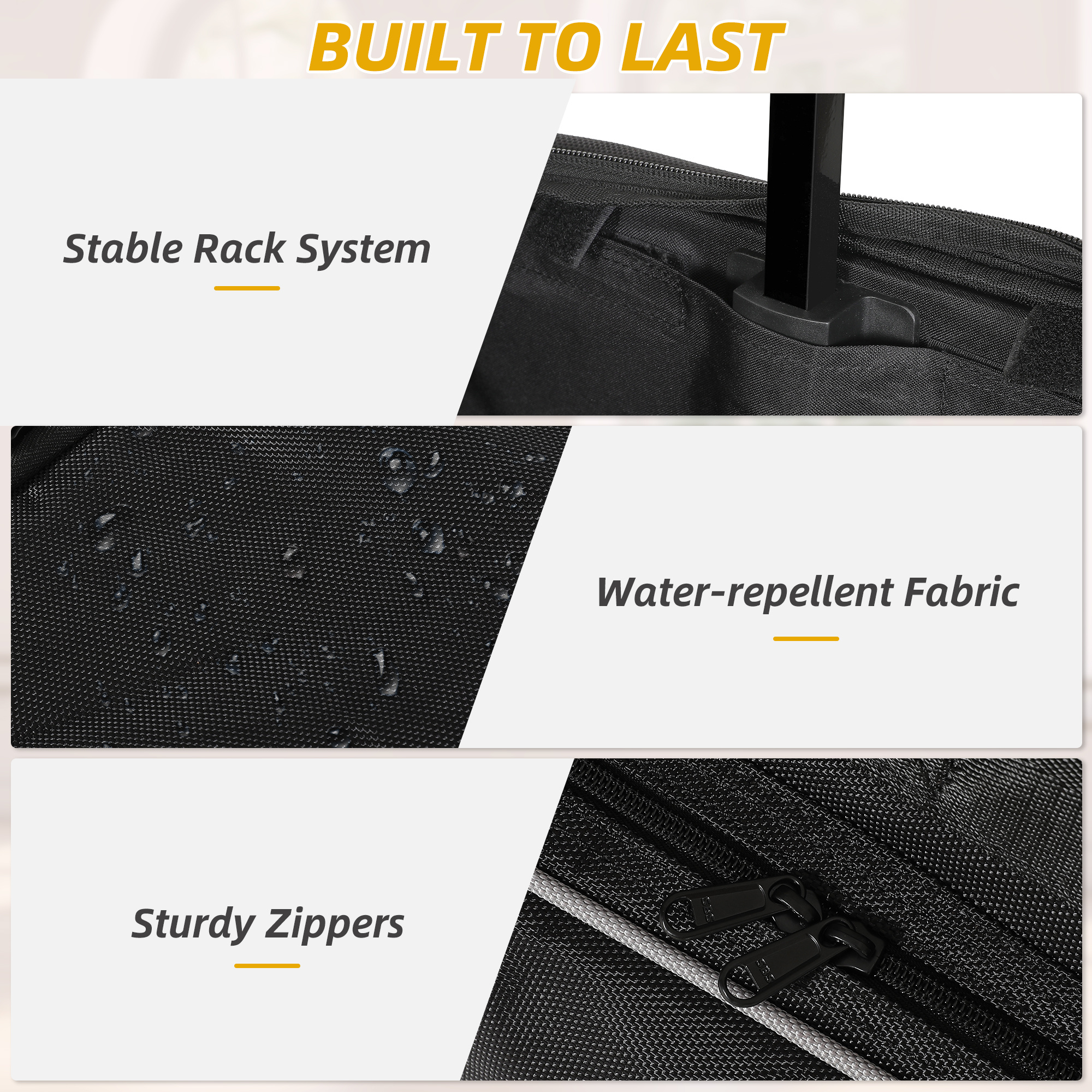 Shopsource 28" Rolling Dance Duffle Bag with Garment Rack