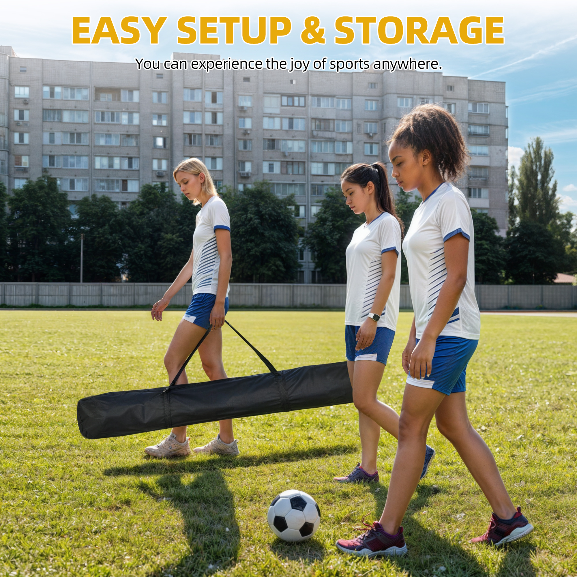 Shopsource 12x9/20x10ft Barricade Backstop Net Ball Sports Barrier Practice Net