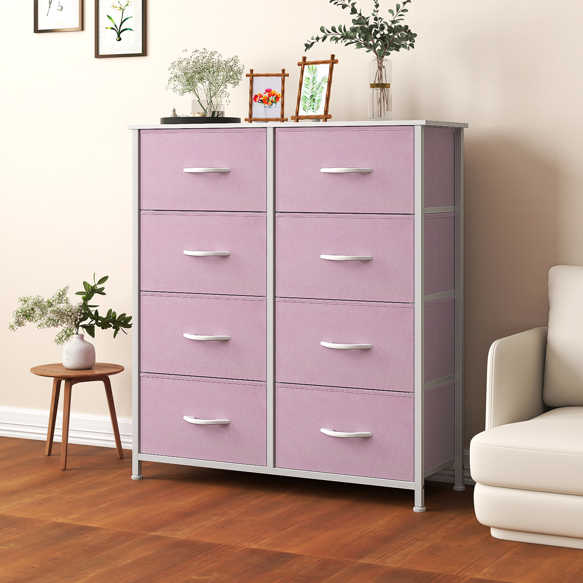 TAUS Dresser with 8/9/10/16 Drawers Fabric Storage Tower Tall Chest Organizer - Picture 19 of 60