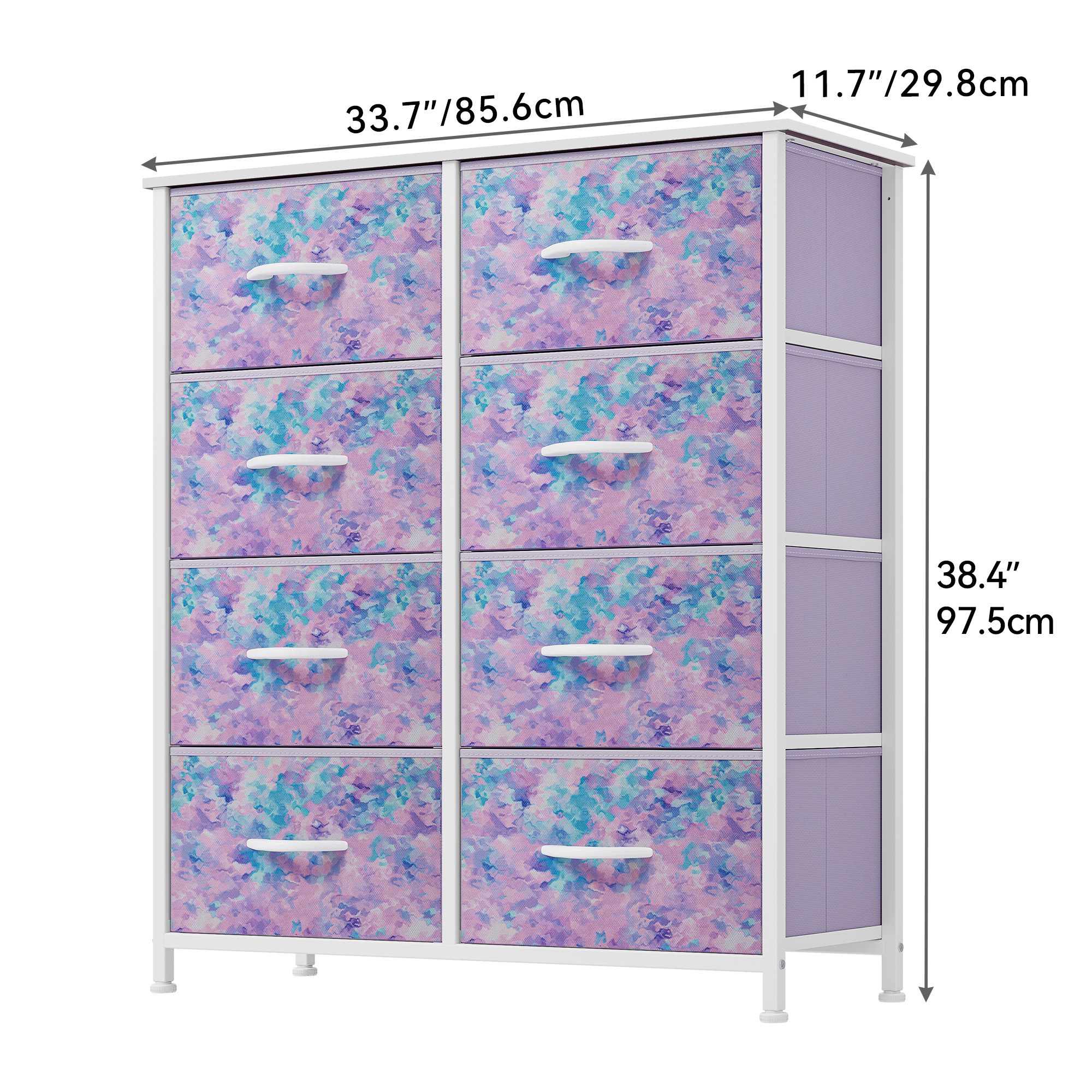 TAUS Dresser with 8/9/10/16 Drawers Fabric Storage Tower Tall Chest Organizer - Picture 26 of 60