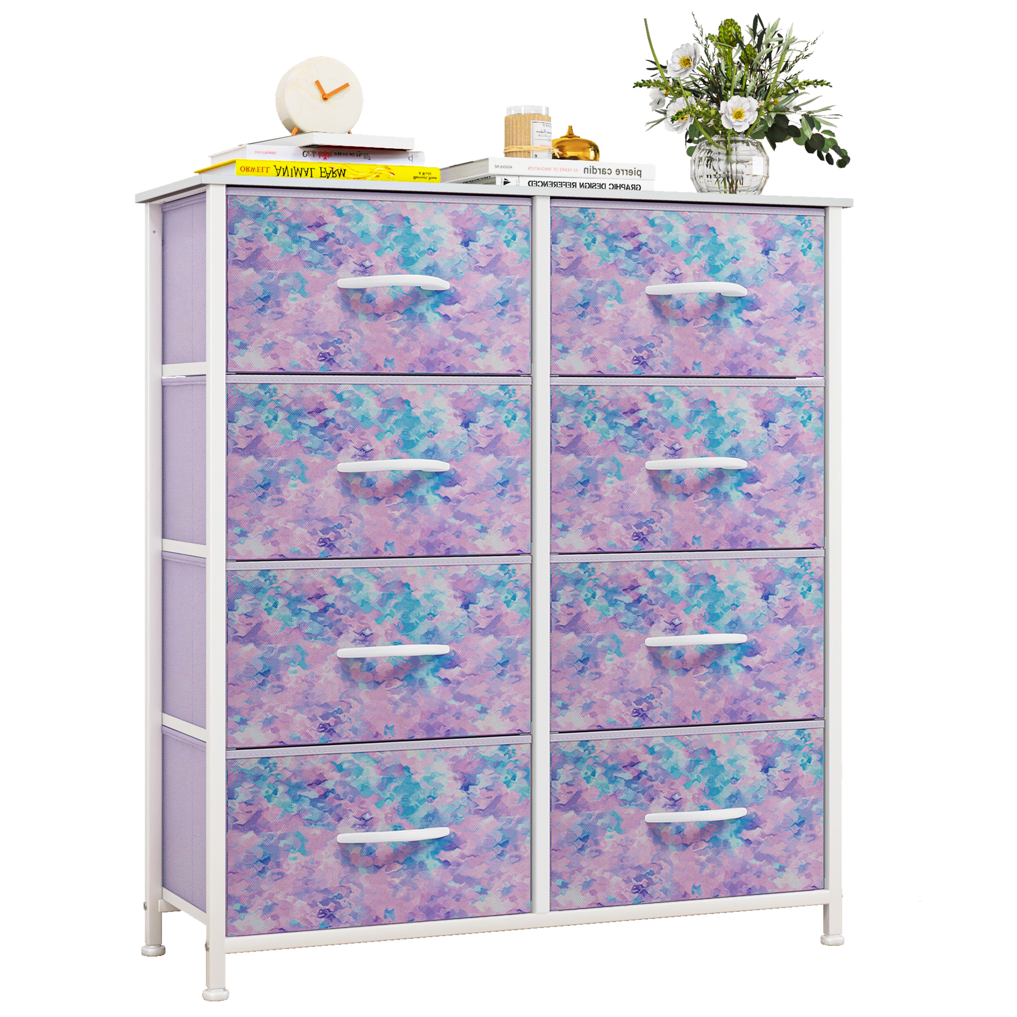 TAUS Dresser with 8/9/10/16 Drawers Fabric Storage Tower Tall Chest Organizer - Picture 25 of 60